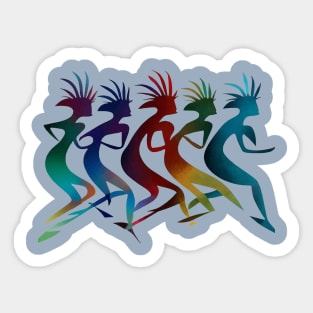 Kokopelli Dance For Life Sticker